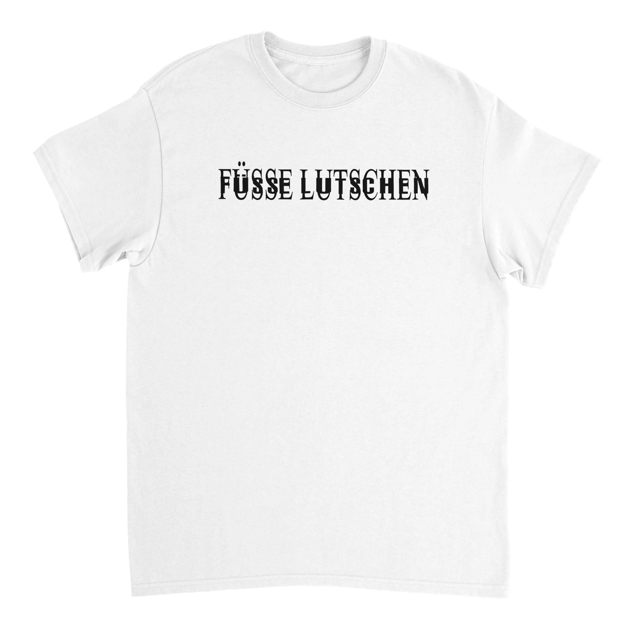 T-Shirt mit der Aufschrift "Füsse Lutschen" im Style von Playboi Carti