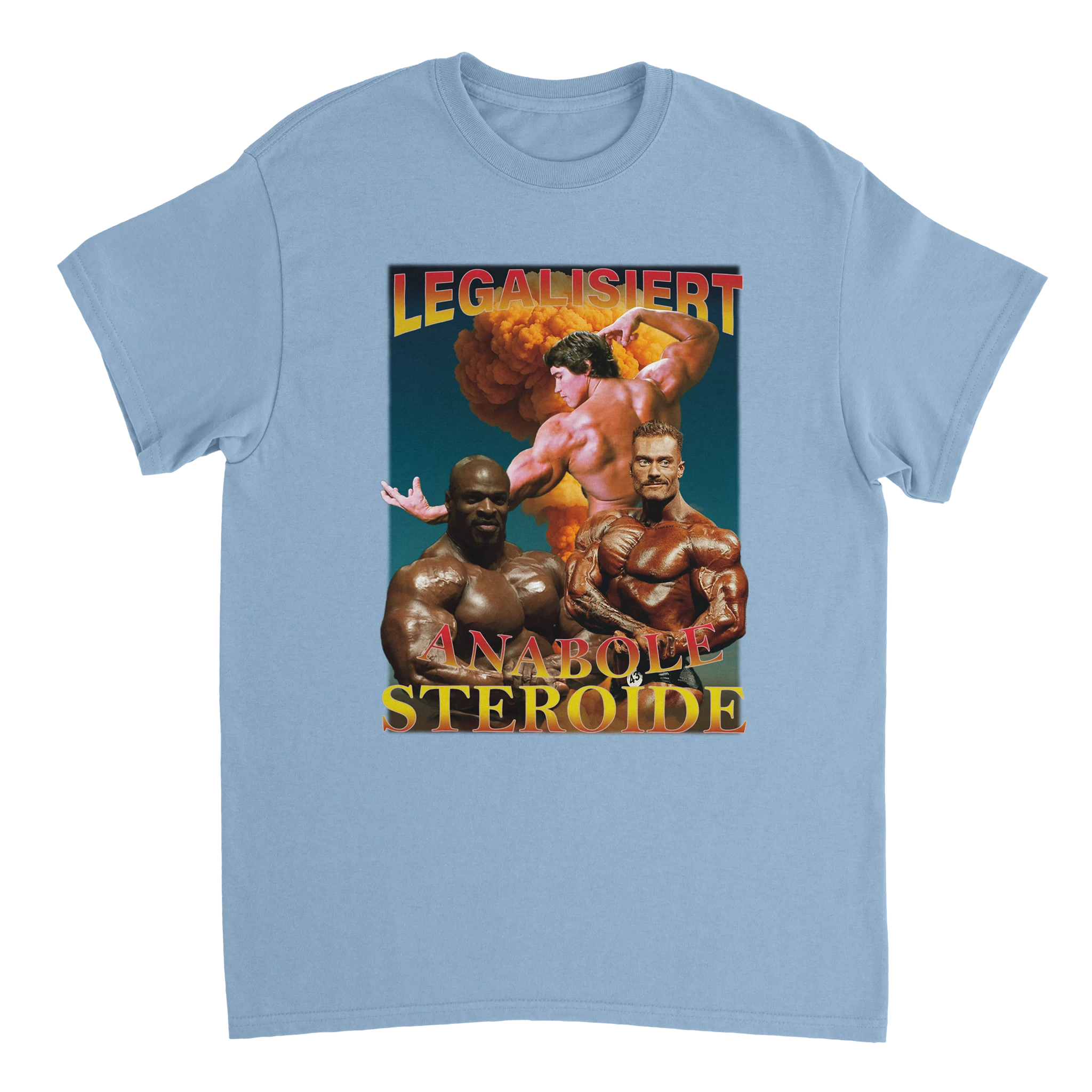Legalisiert Anabole Steroide T-Shirt in hellblau