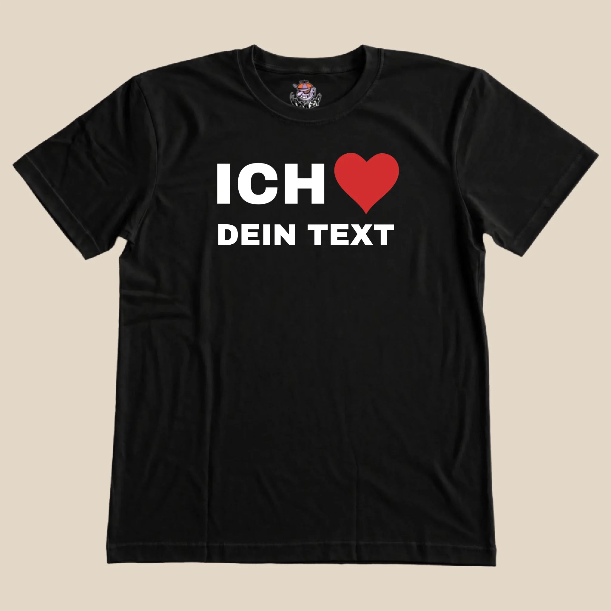 schwarzes shirt teamblue