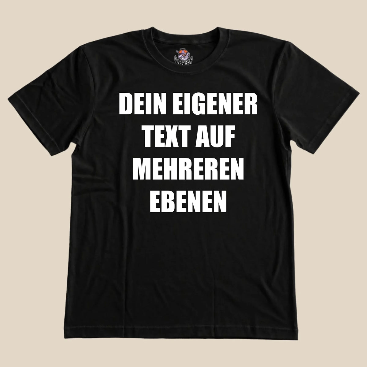schwarzes shirt teamblue