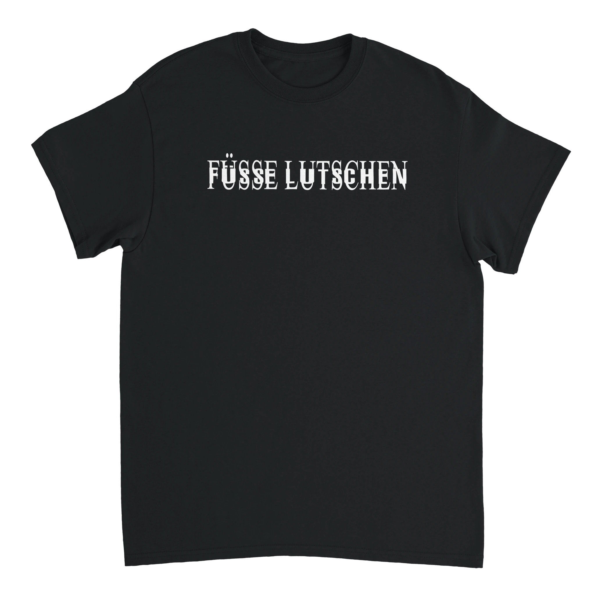 T-Shirt mit der Aufschrift "Füsse Lutschen" im Style von Playboi Carti