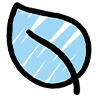 Blatt Blaues Icon