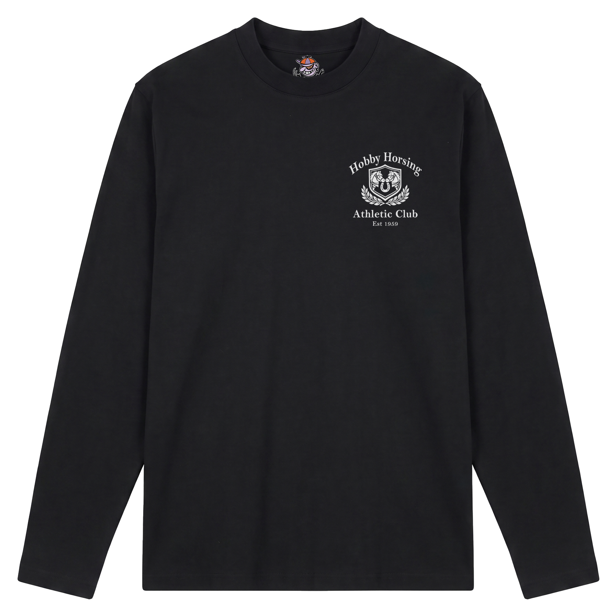 Hobby Horsing Athletic Club Beidseitiger Logo Druck Longsleeve