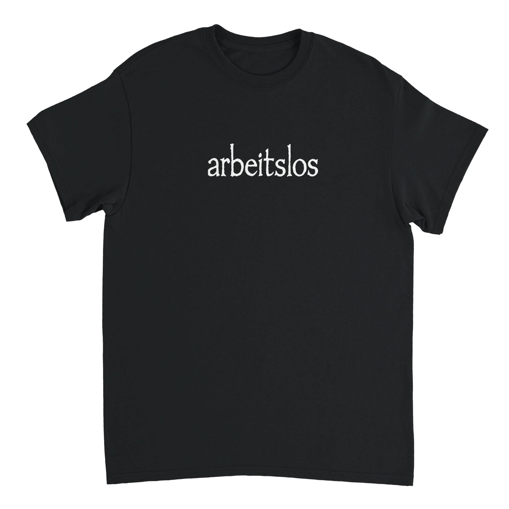 arbeitslos T-Shirt in schwarz