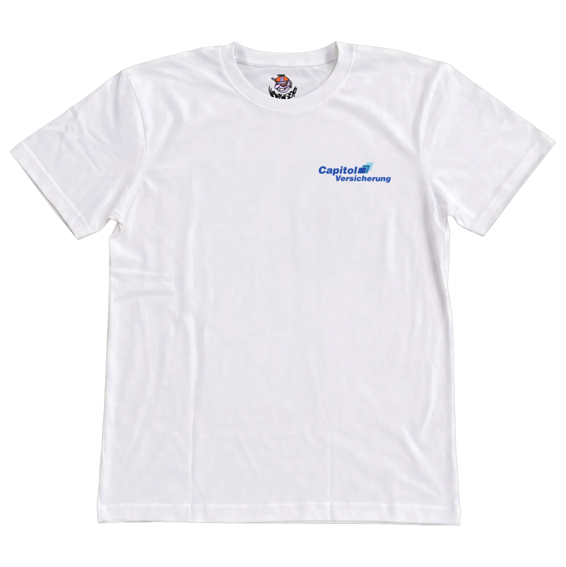 Capitol Versicherung Beidseitiger Logo Druck T-Shirt