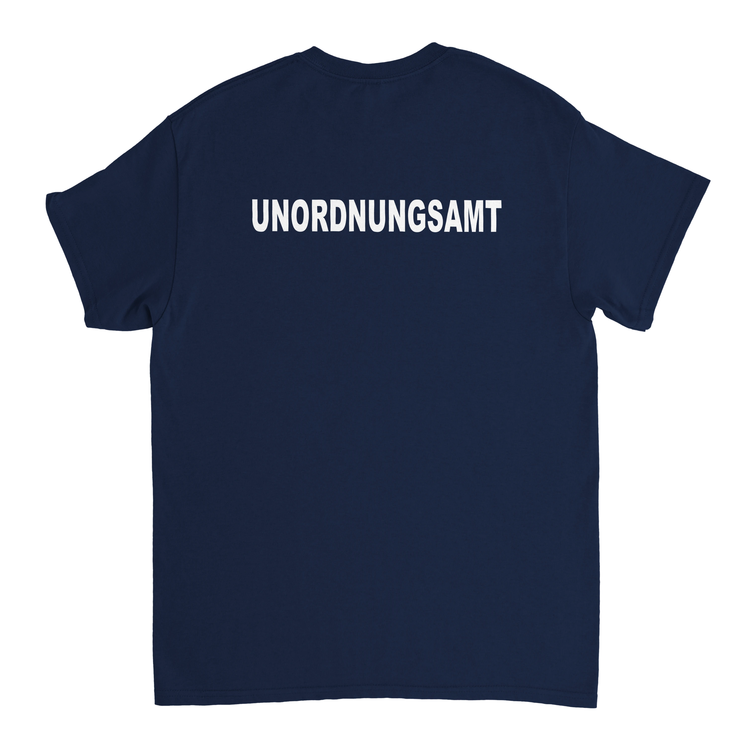 Unordungsamt Beidseitiger Logo Druck T-Shirt