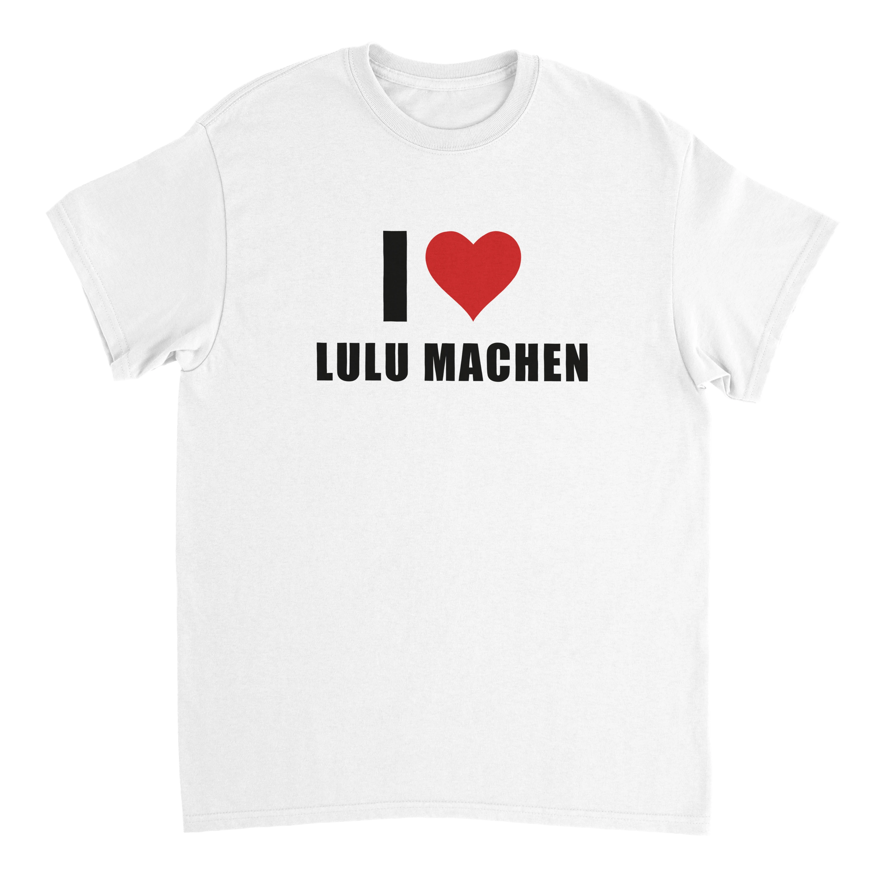 Luna Antonia I Love Lulu machen Beidseitiger Druck T-Shirt
