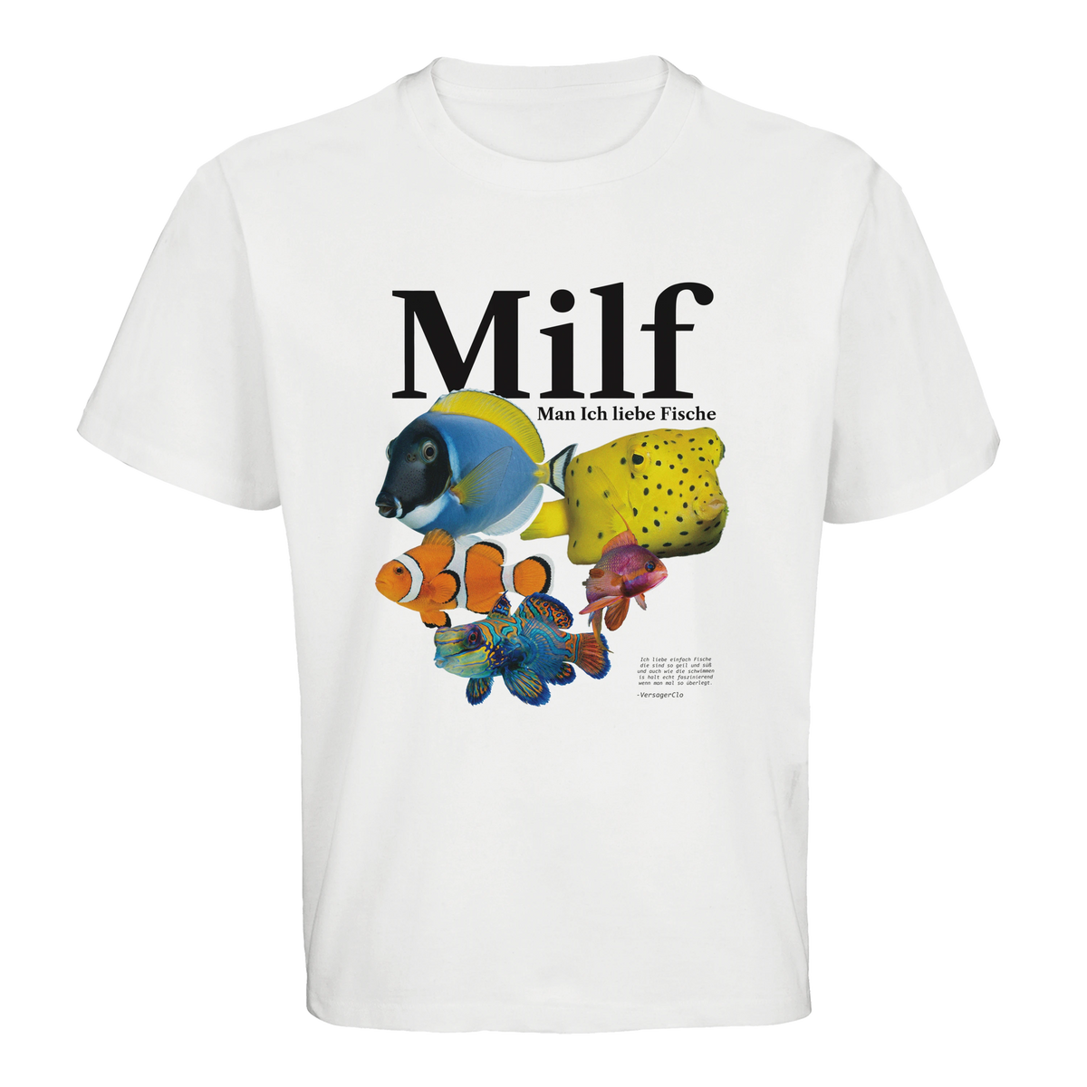 Milf, Man Ich liebe Fische Oversized T-Shirt