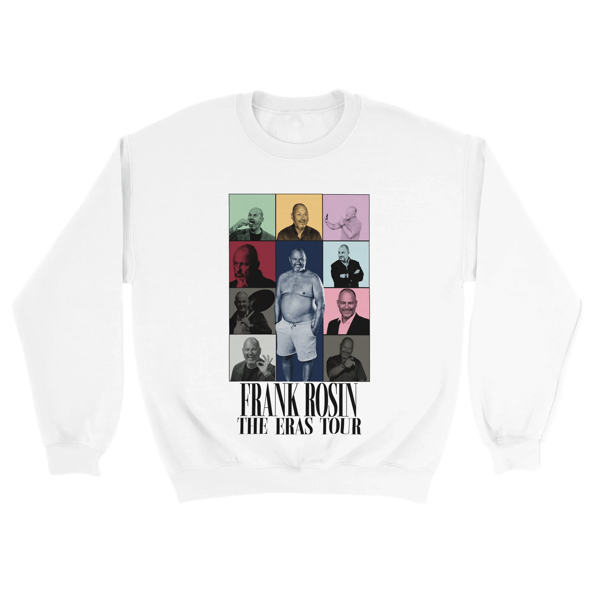 weißer Sweater mit Frank Rosin The eras tour aufdruck