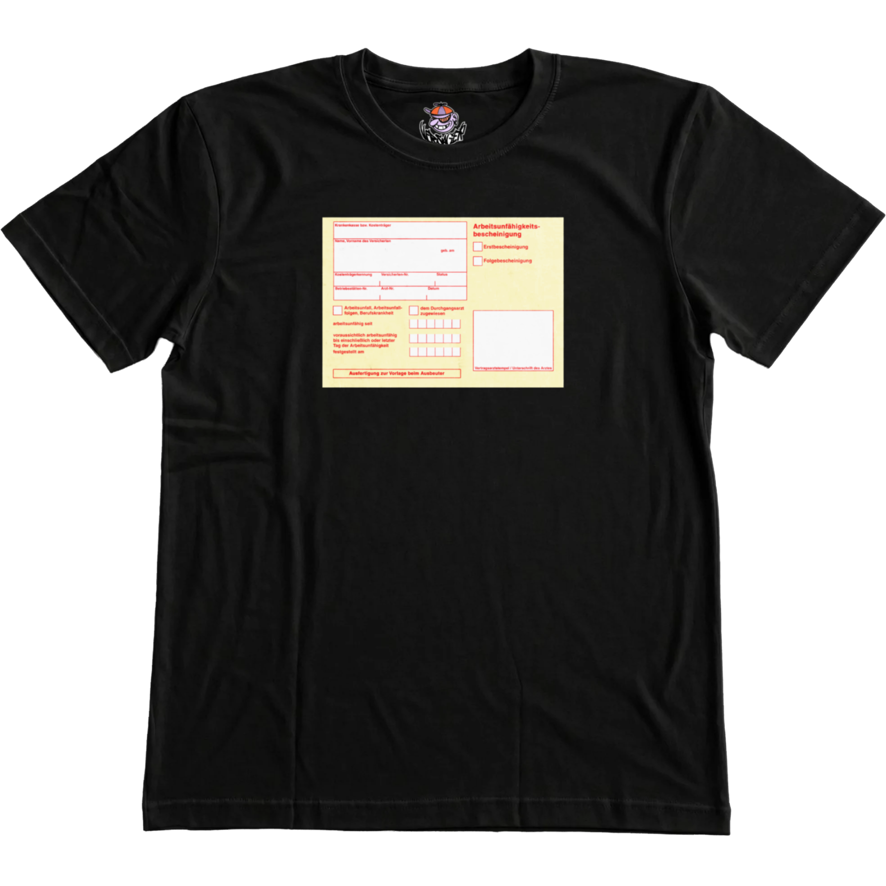 Gelber Schein T-Shirt