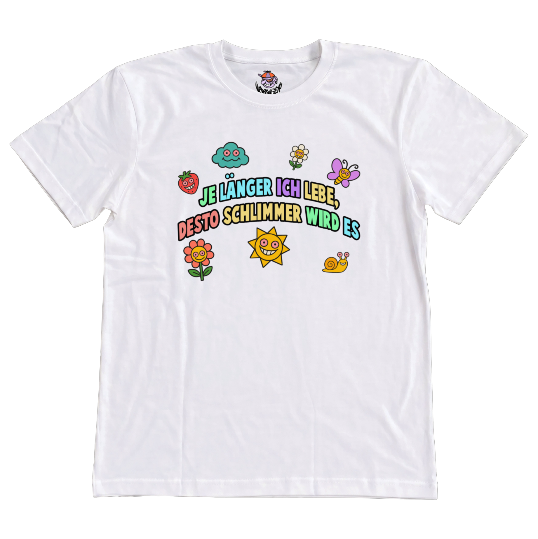 Je länger ich lebe, desto schlimmer wird es T-Shirt