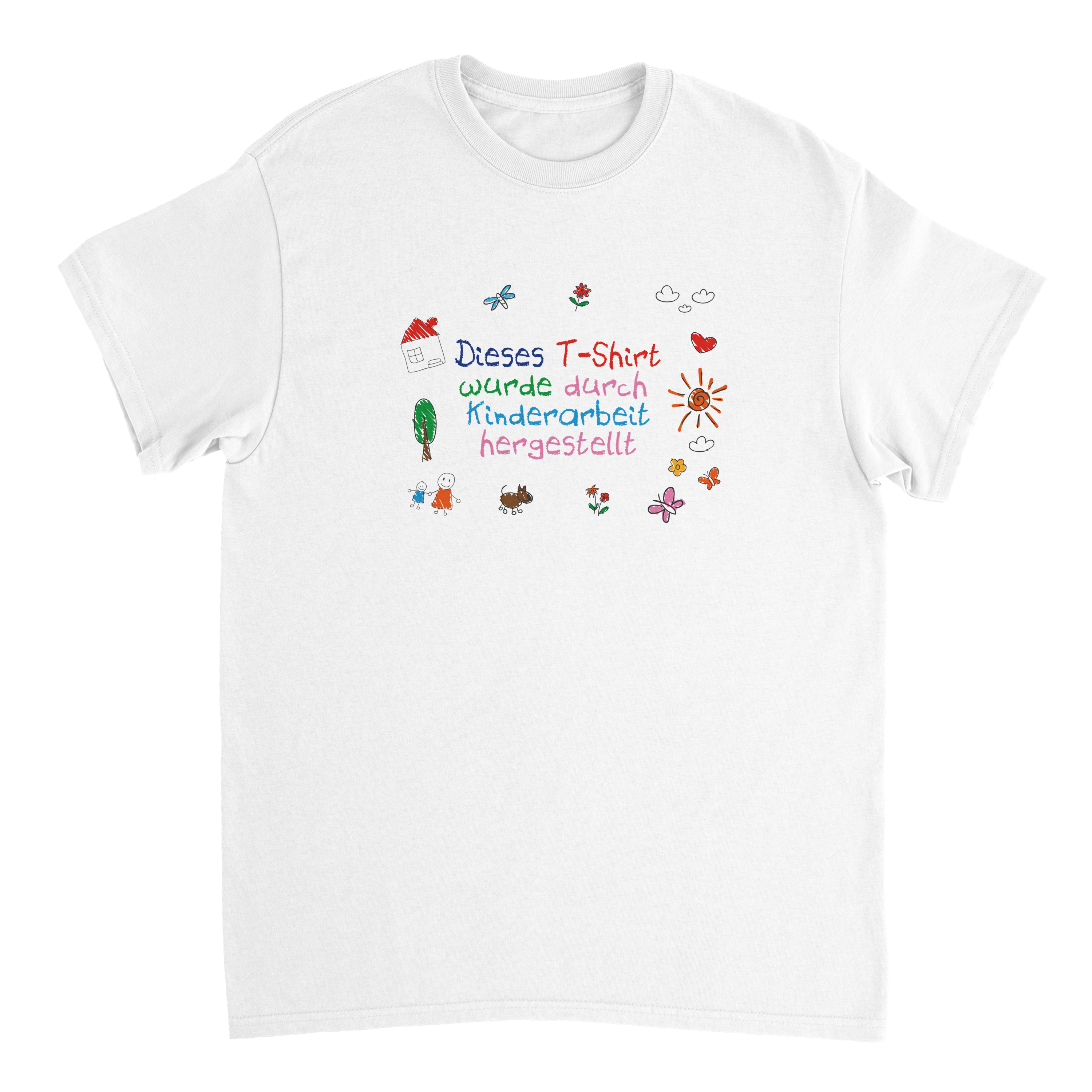 Dieses T-Shirt wurde durch Kinderarbeit hergestellt T-Shirt