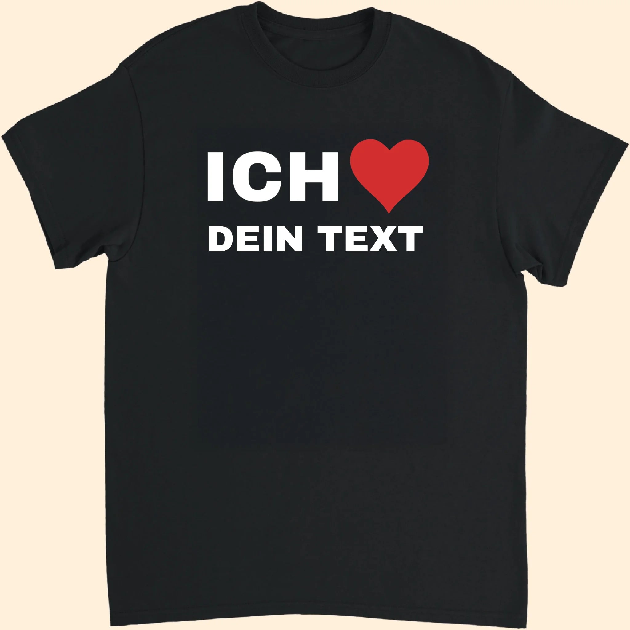 schwarzes shirt teamblue