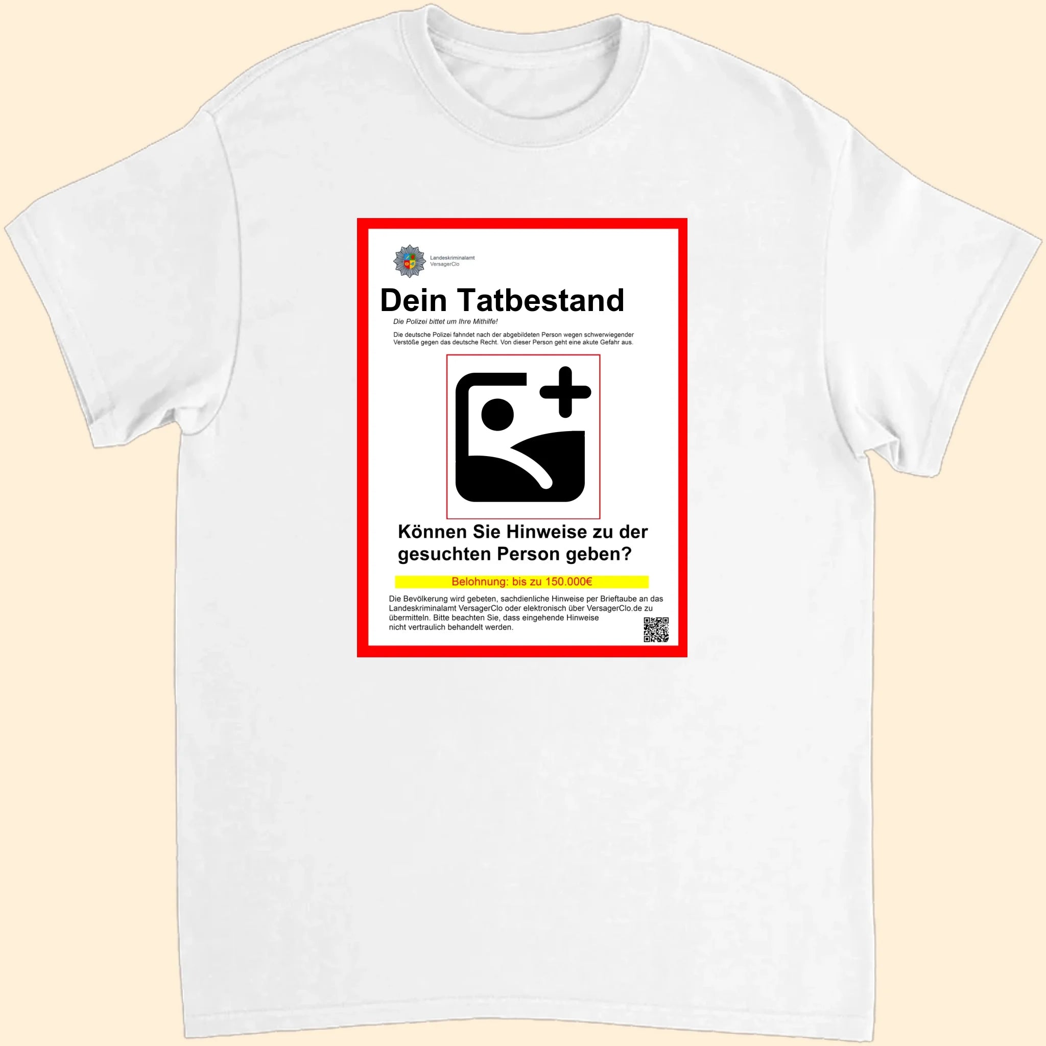 weißes shirt teamblue