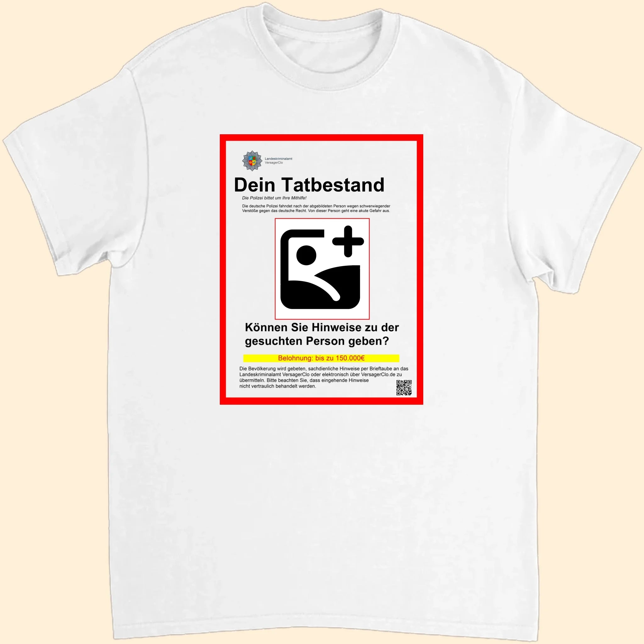 weißes shirt teamblue