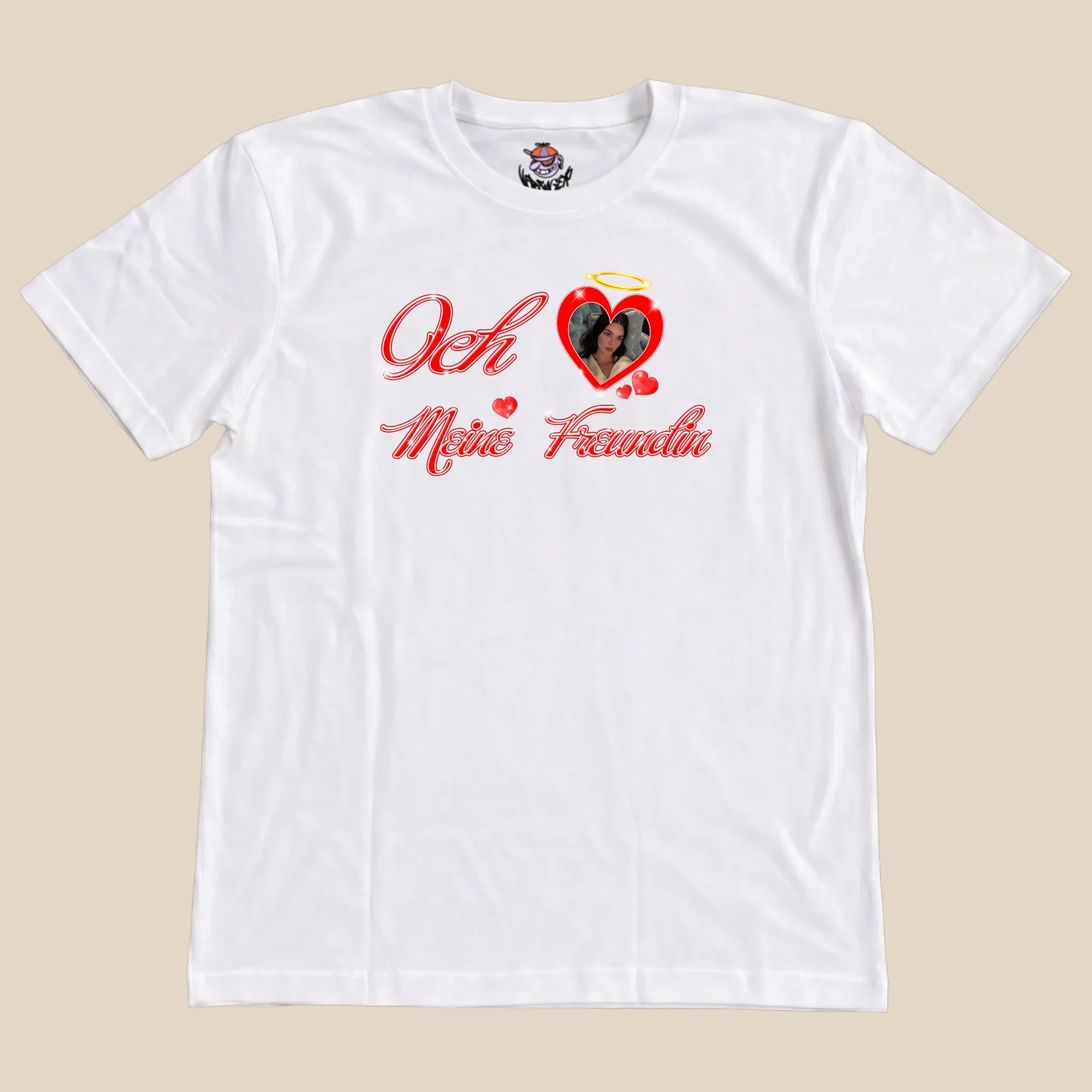 weißes shirt teamblue