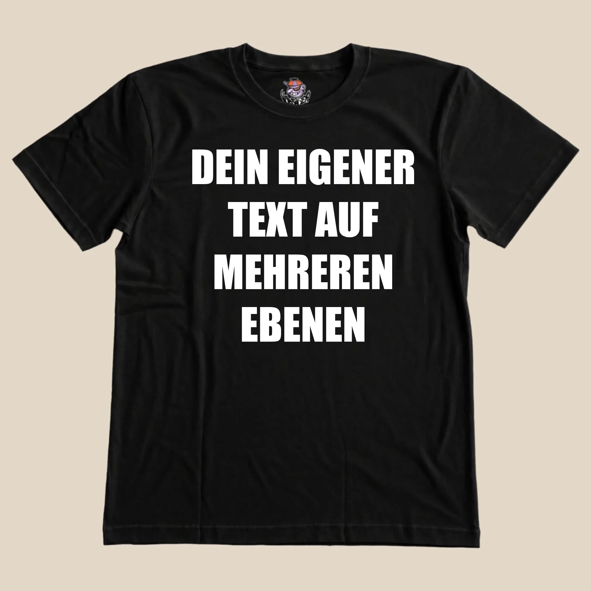 schwarzes shirt teamblue