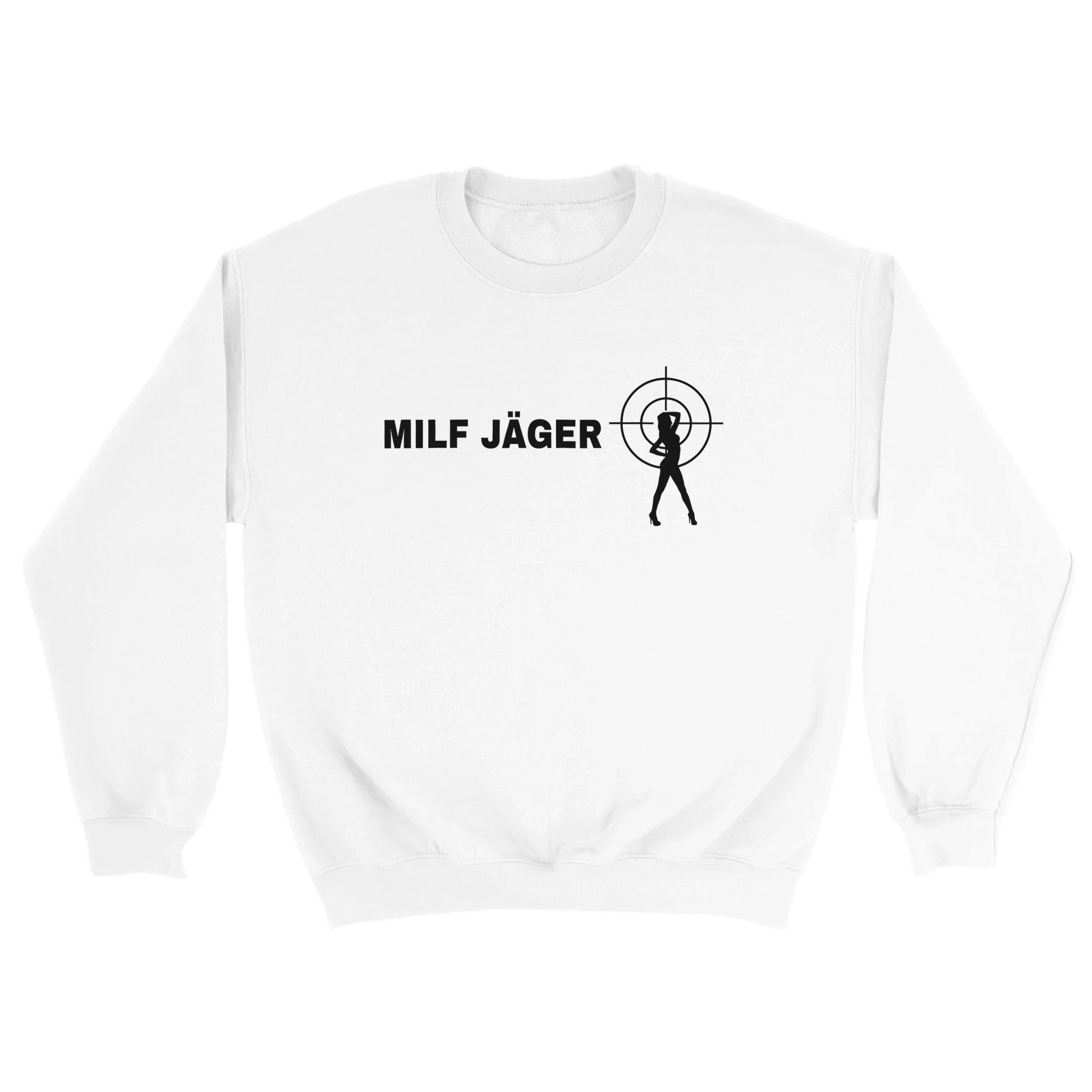 Milf Jäger Sweater in weiß