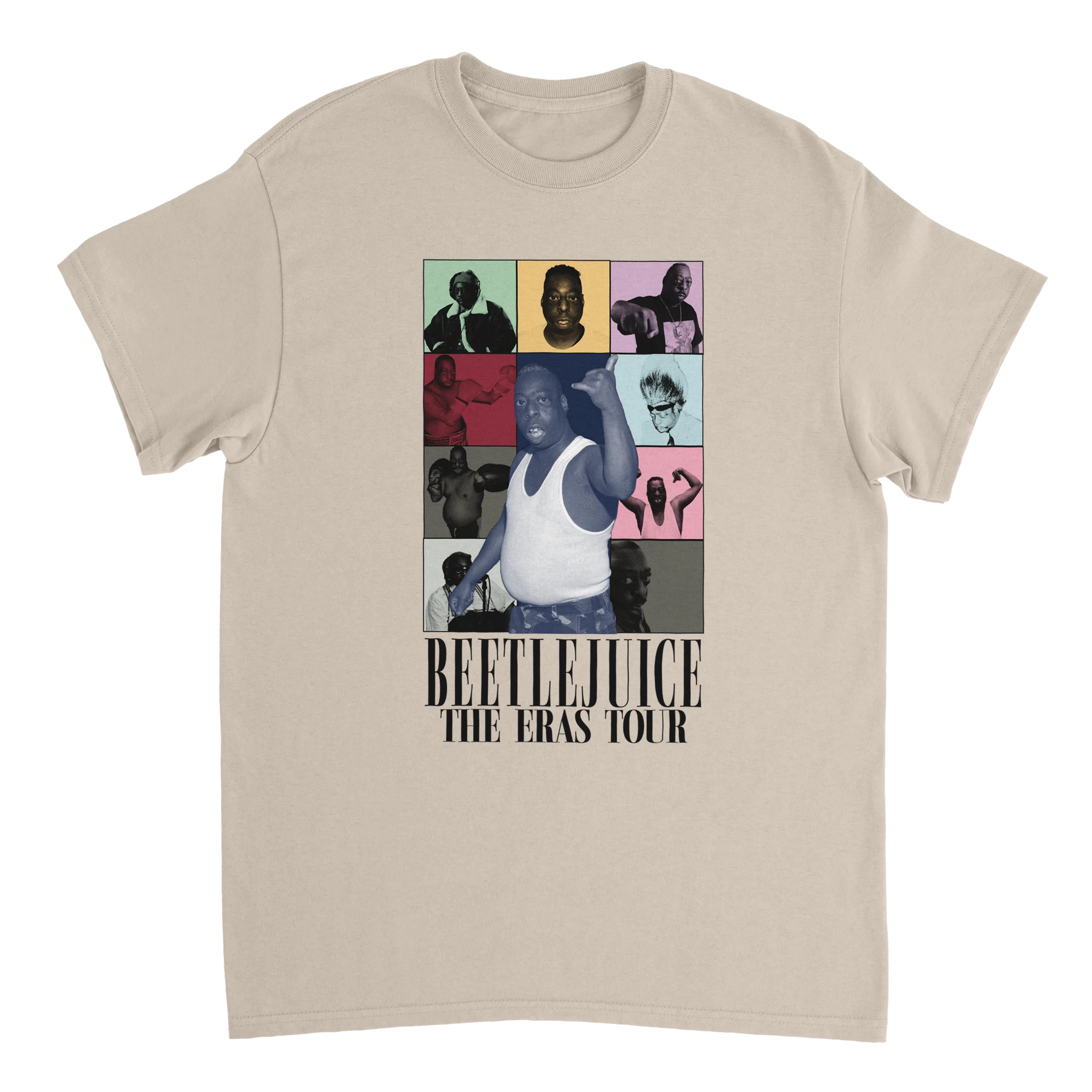 Beetlejuice the Eras Tour T-Shirt in Sandfarben