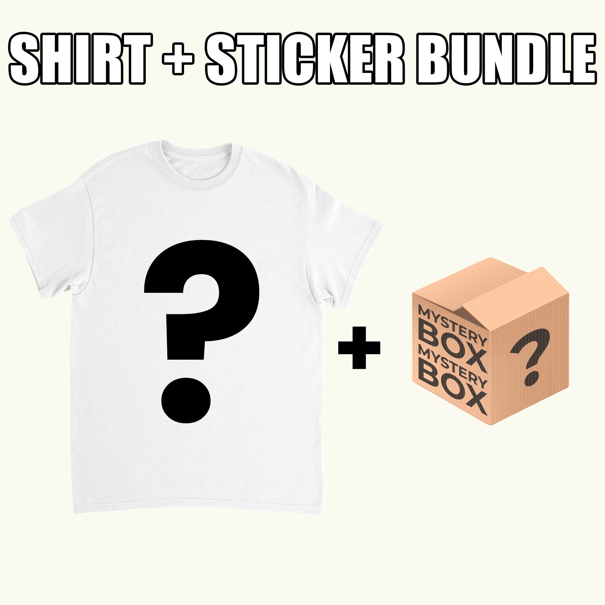 T-Shirt + Sticker MysteryBox Bundle