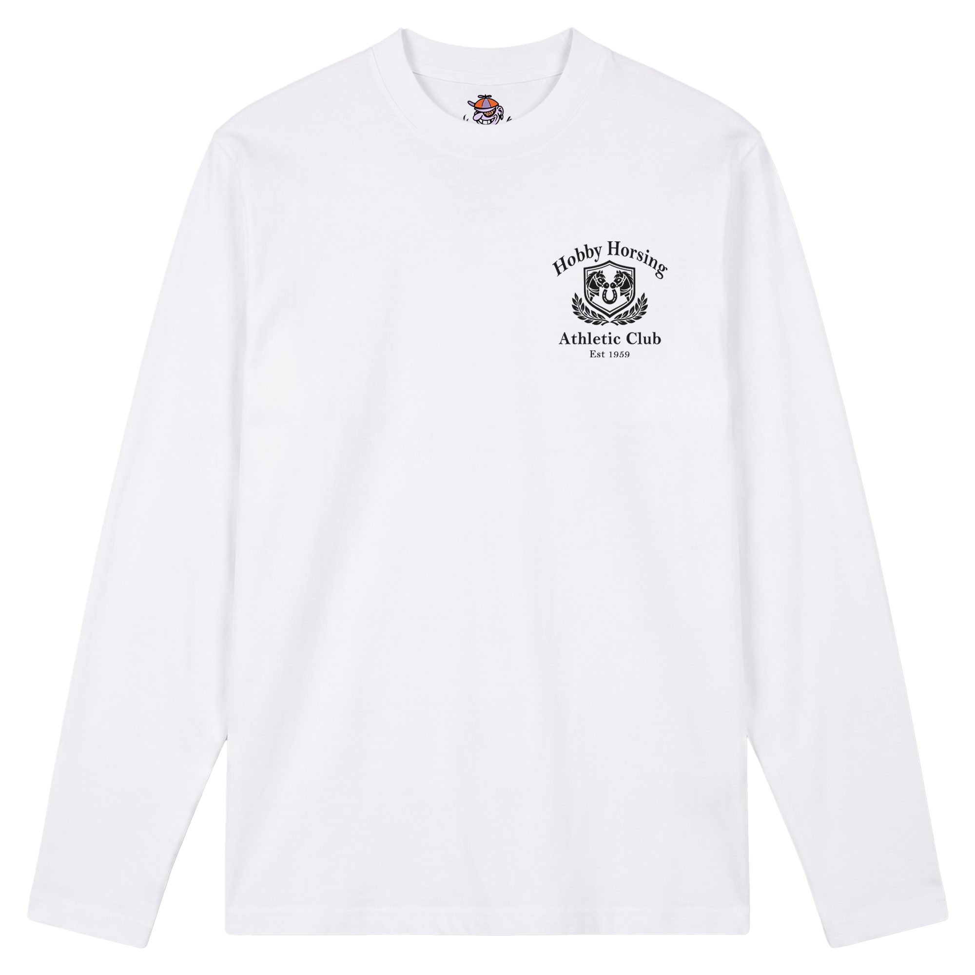 Hobby Horsing Athletic Club Beidseitiger Logo Druck Longsleeve