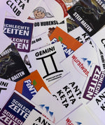 Stickerhaufen