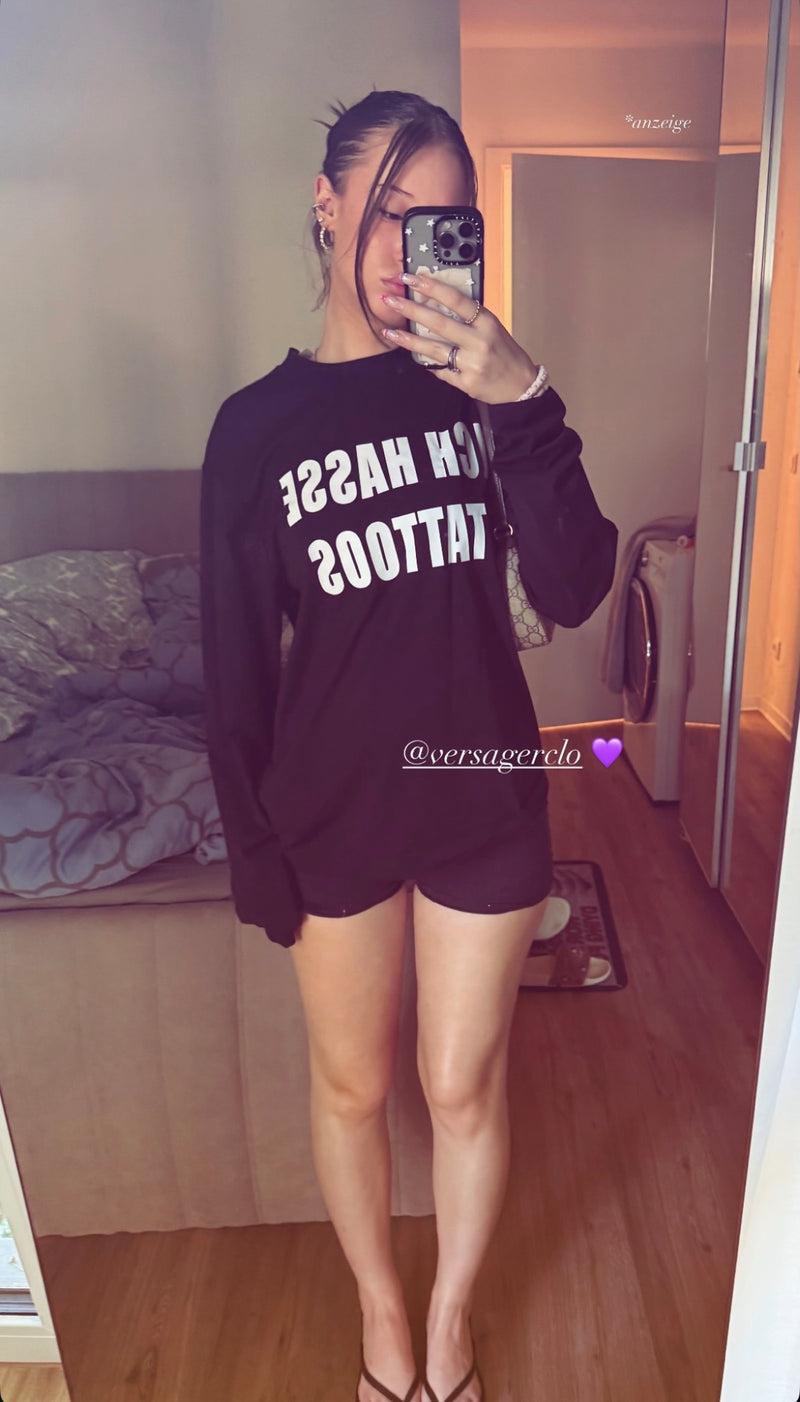 Outfit im Ich hasse Tattoos Longsleeve