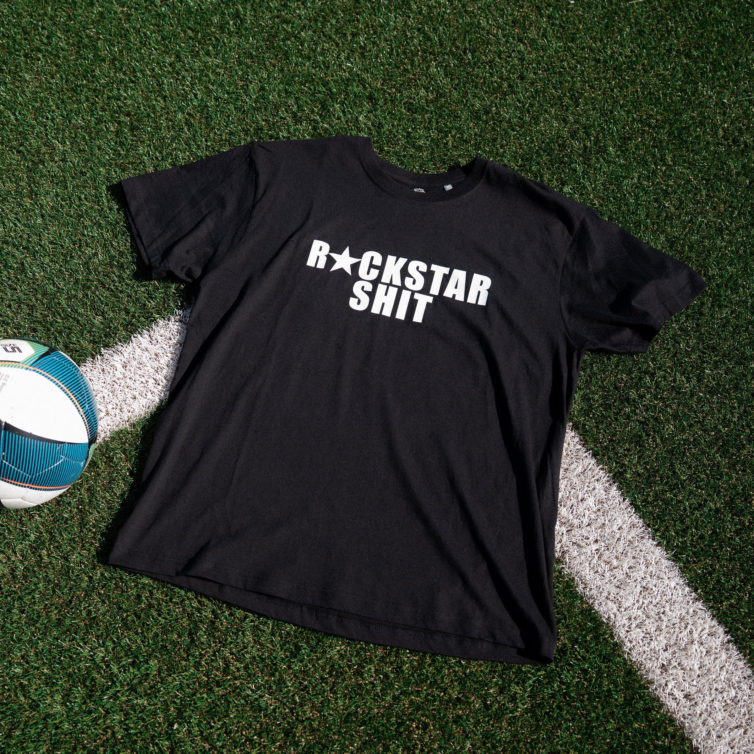 Luna Antonia Rockstar Sh*t Beidseitiger Druck T-Shirt