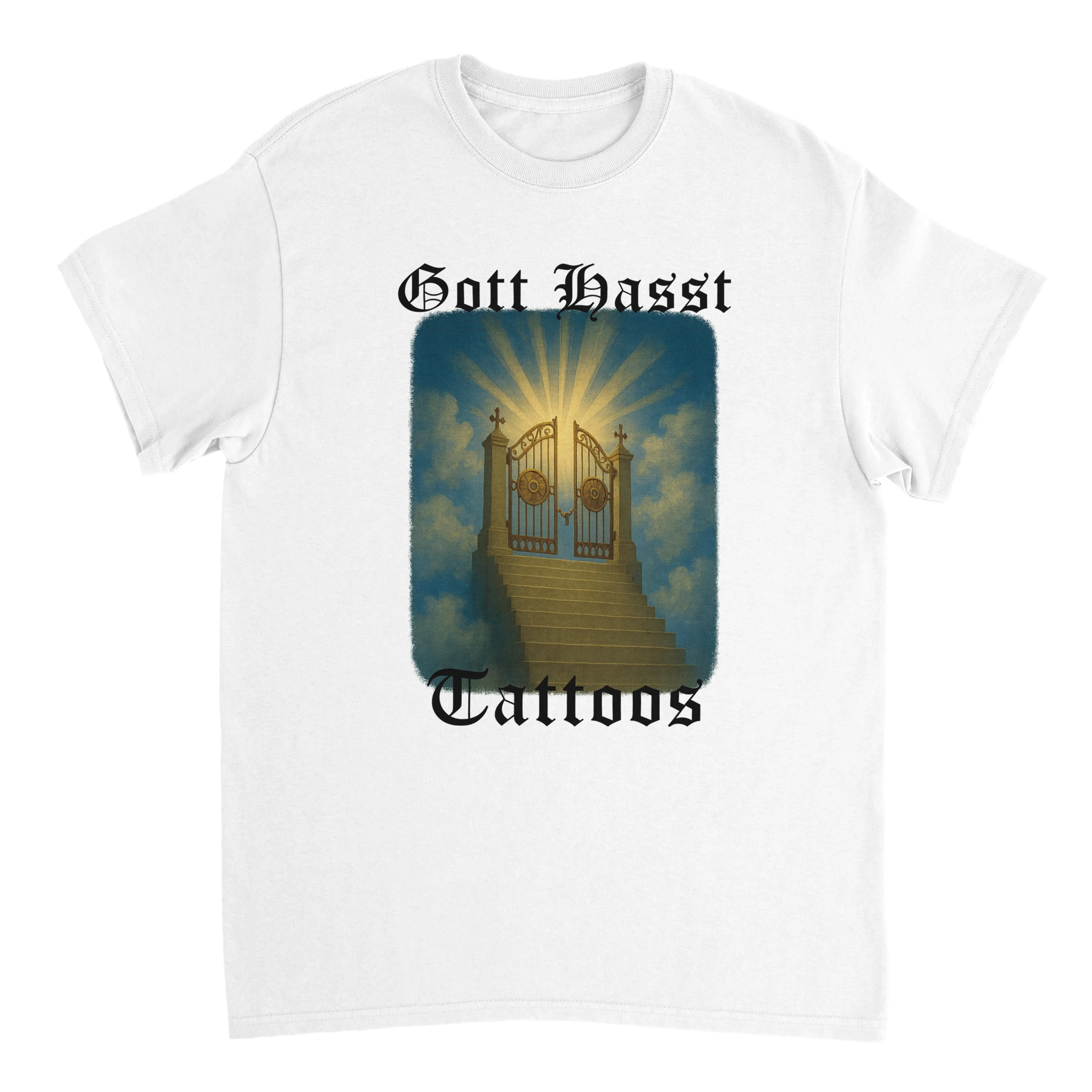 T-Shirt mit der Aufschrift Gott hasst Tattoos