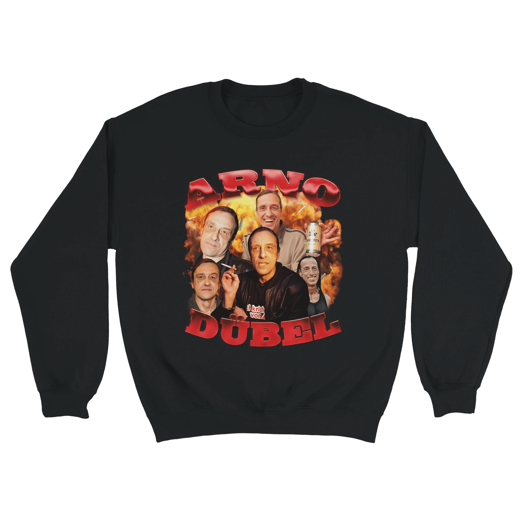 Arno Dübel Sweater schwarz