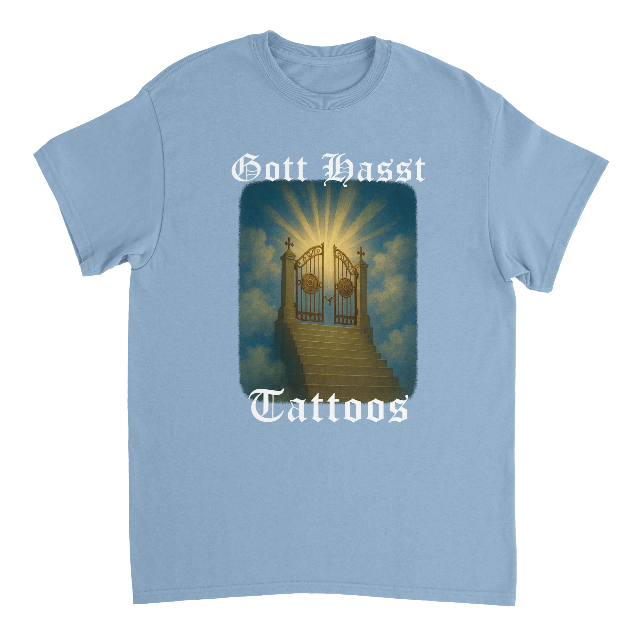 T-Shirt mit der Aufschrift Gott hasst Tattoos