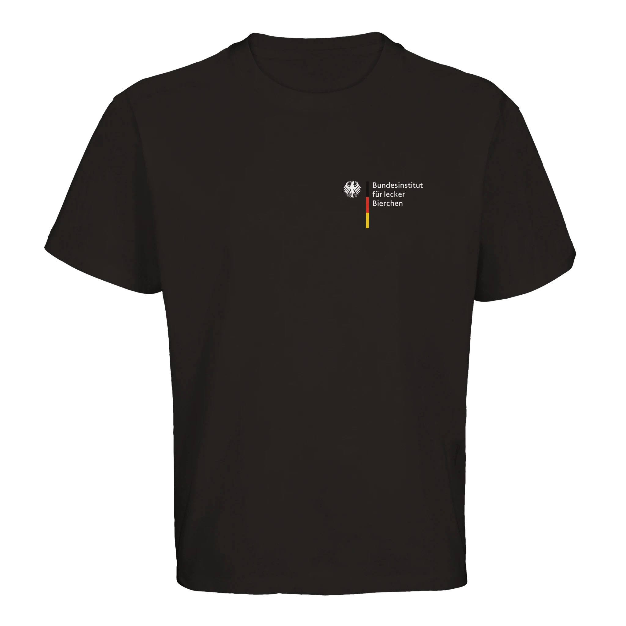 schwarzes Bundesinstitut für lecker Bierchen Oversized T-Shirt