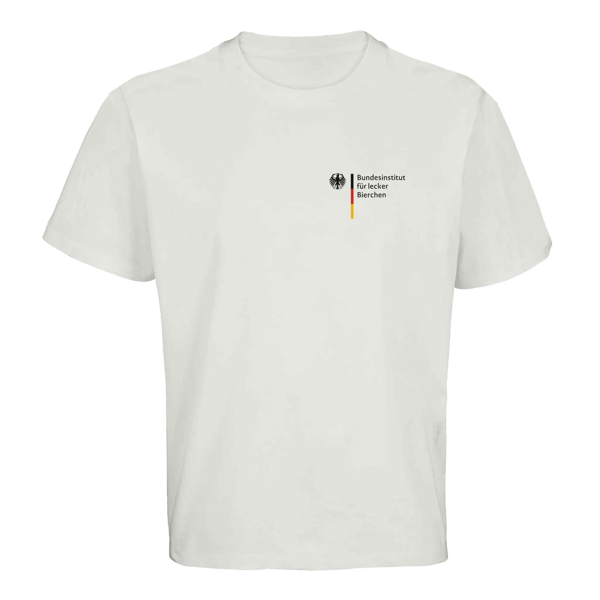 weißes Bundesinstitut für lecker Bierchen Oversized T-Shirt