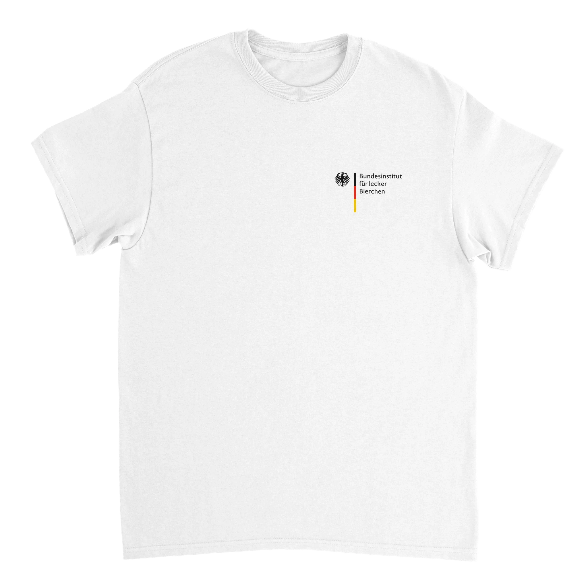 schwarzes Bundesinstitut für lecker Bierchen T-Shirt