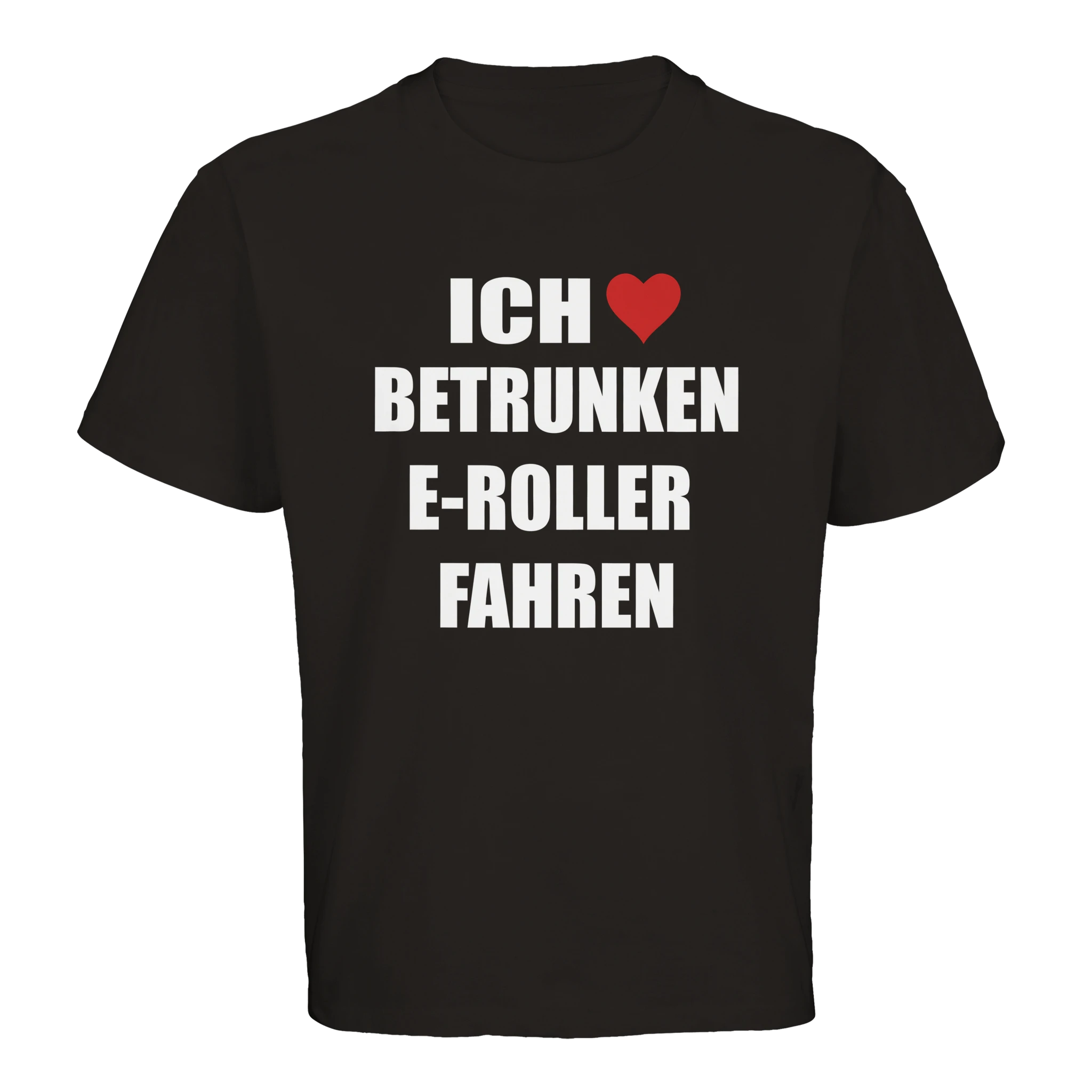 Ich liebe betrunken E-Roller fahren Meme Oversized T-Shirt in schwarz