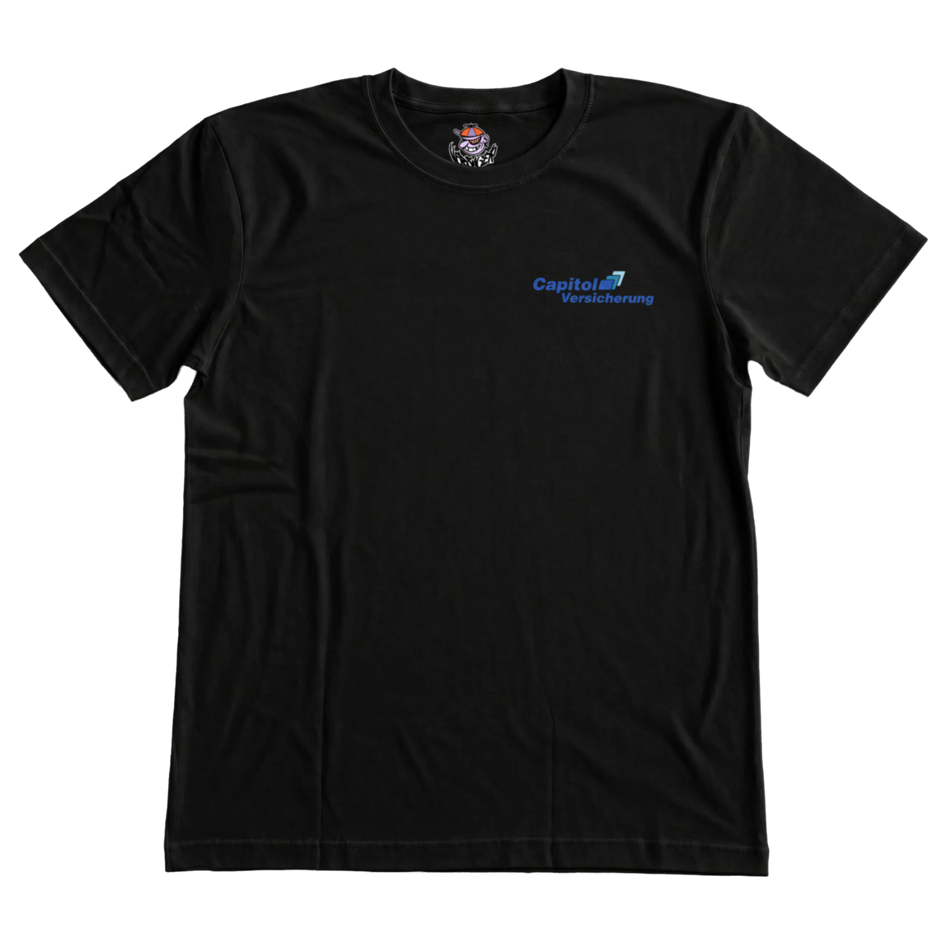 Capitol Versicherung Beidseitiger Logo Druck T-Shirt