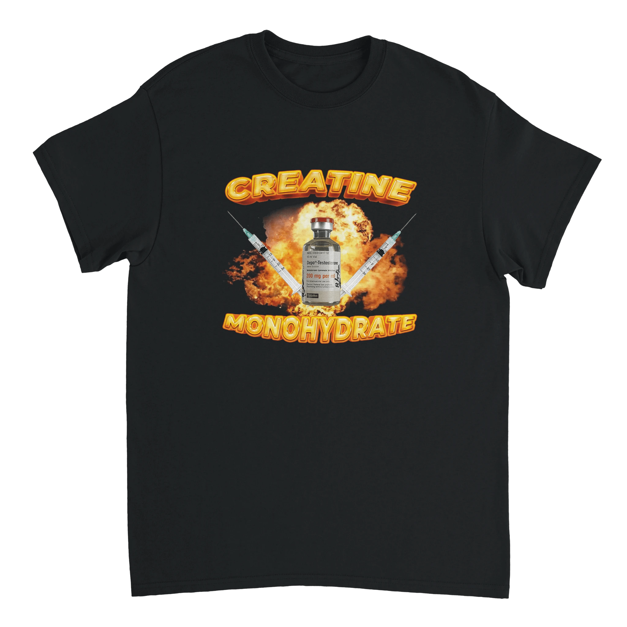 Creatine Monohydrate T-Shirt schwarz