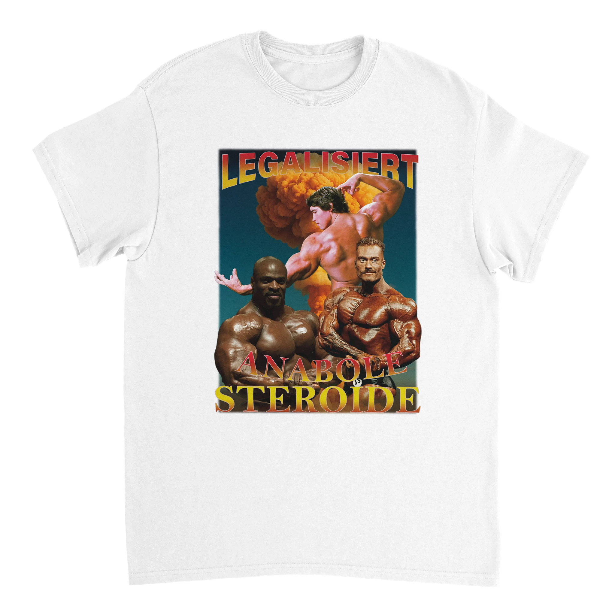 Legalisiert Anabole Steroide T-Shirt in weiß