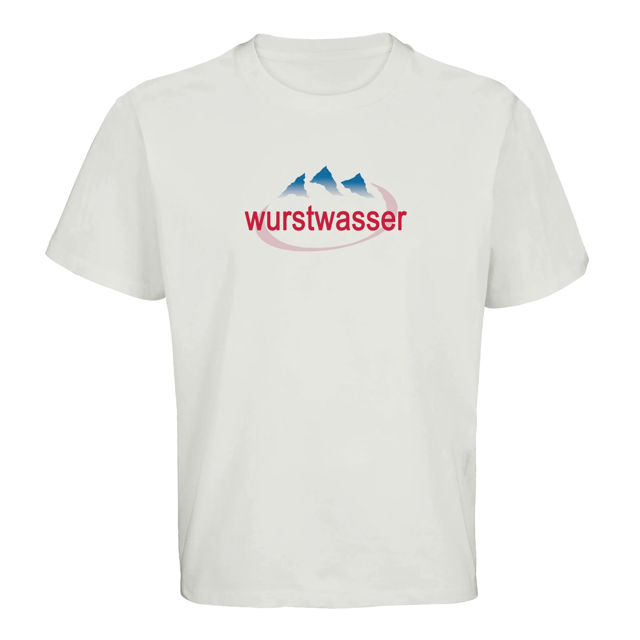 weißes wurstwasser T-shirt in weiß