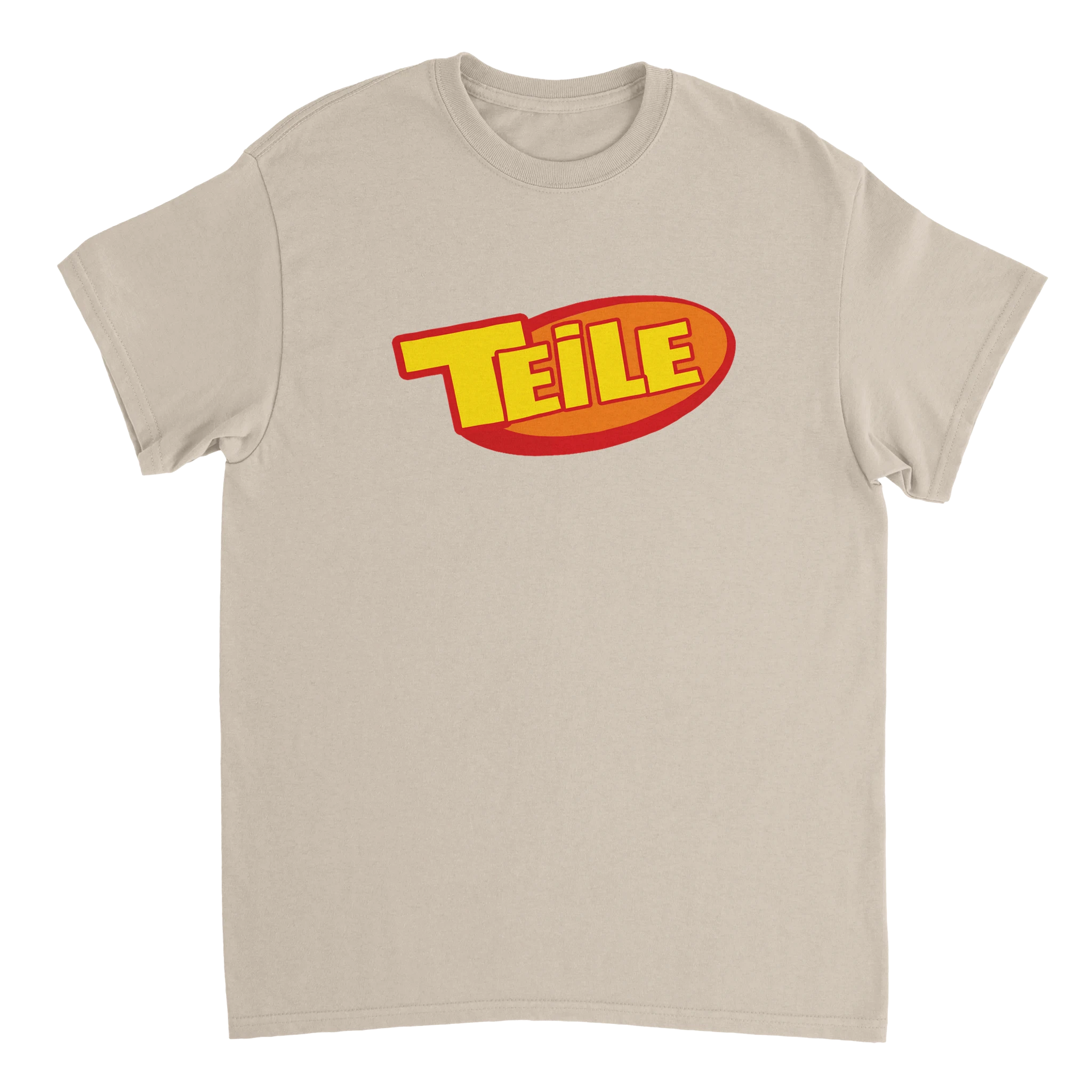 sandfabrenes meme T-Shirt mit dem Aufdruck Teile in Orange