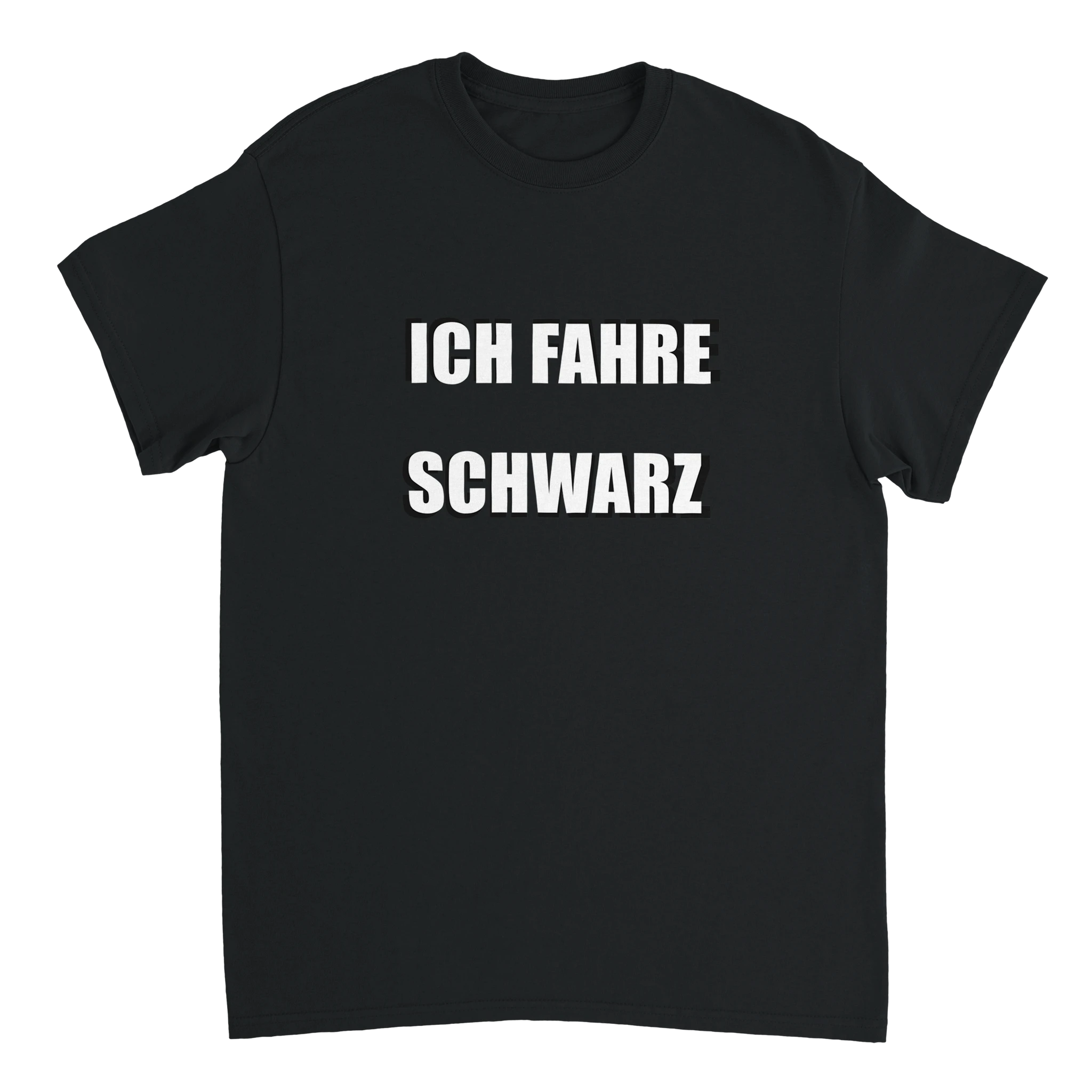 Ich fahre Schwarz T-Shirt schwarz