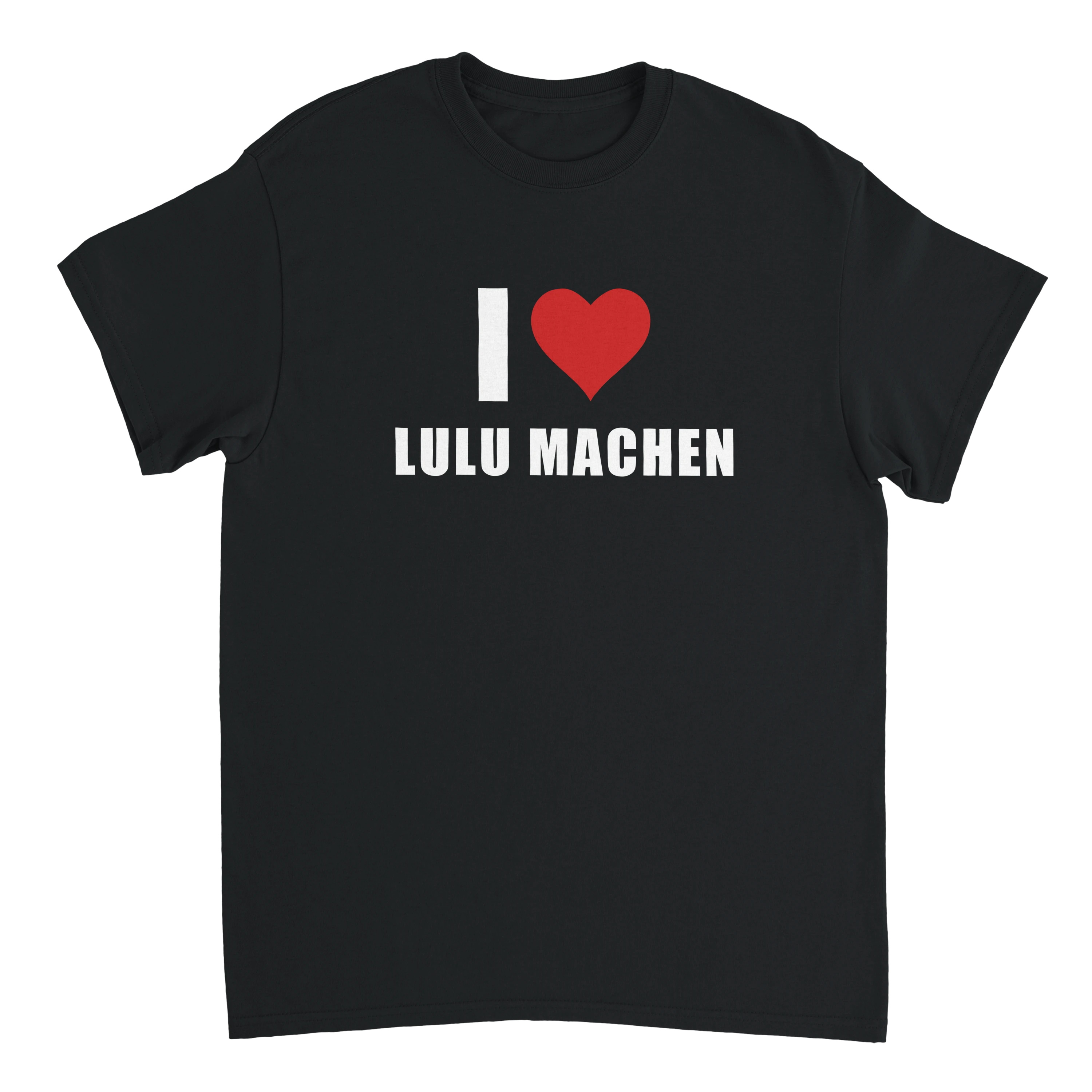 Luna Antonia I Love Lulu machen Beidseitiger Druck T-Shirt