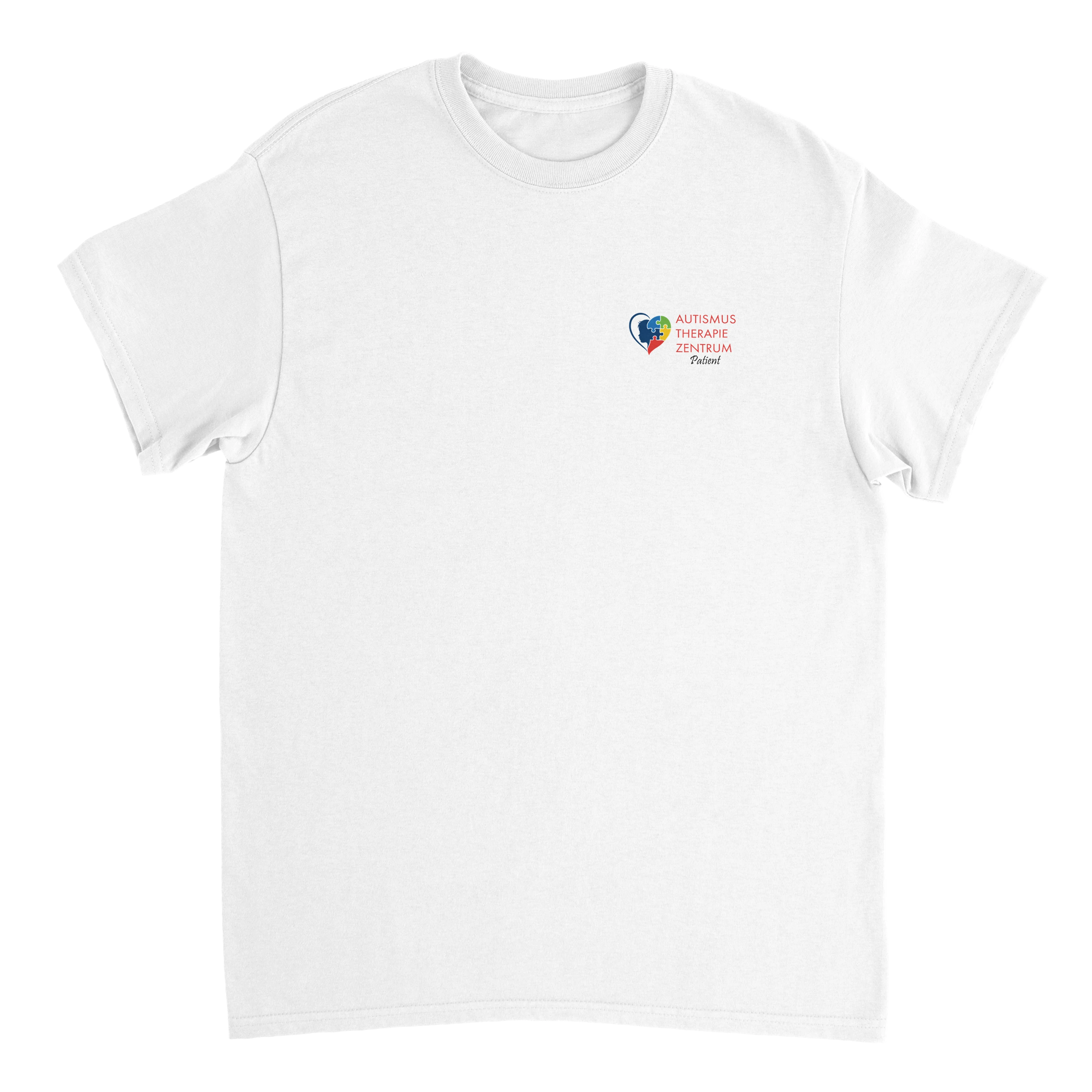 Autismus Therapie Zentrum Beidseitiger Logo Druck T-Shirt