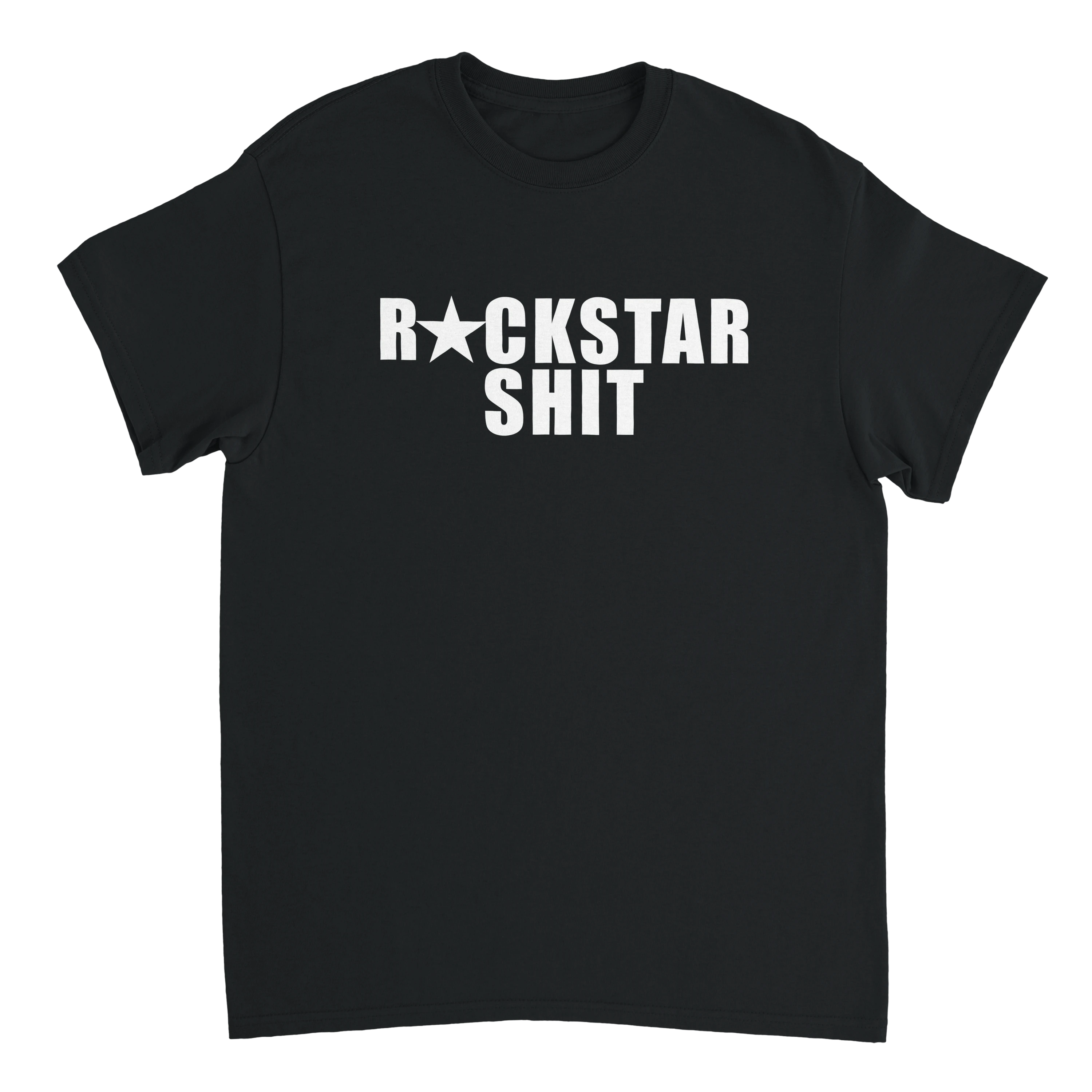 Luna Antonia Rockstar Sh*t Beidseitiger Druck T-Shirt