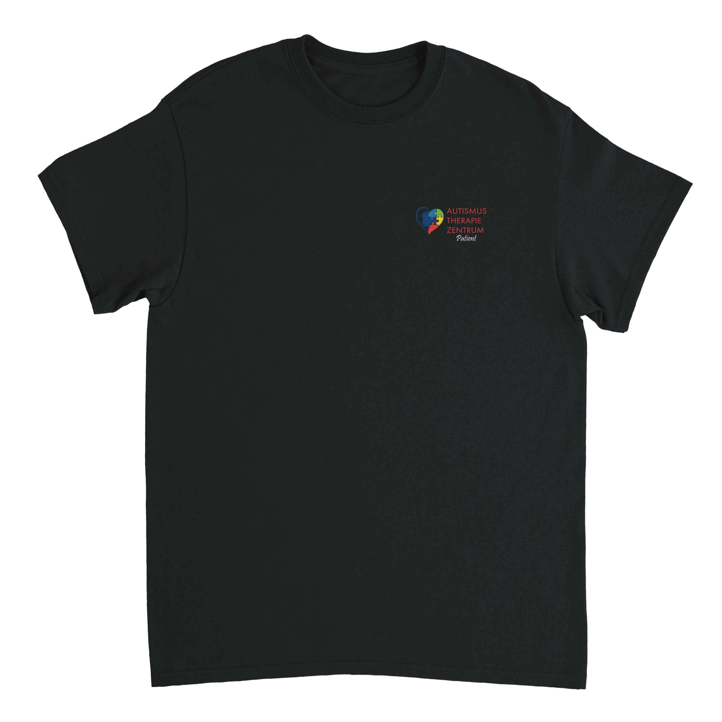 Autismus Therapie Zentrum Beidseitiger Logo Druck T-Shirt
