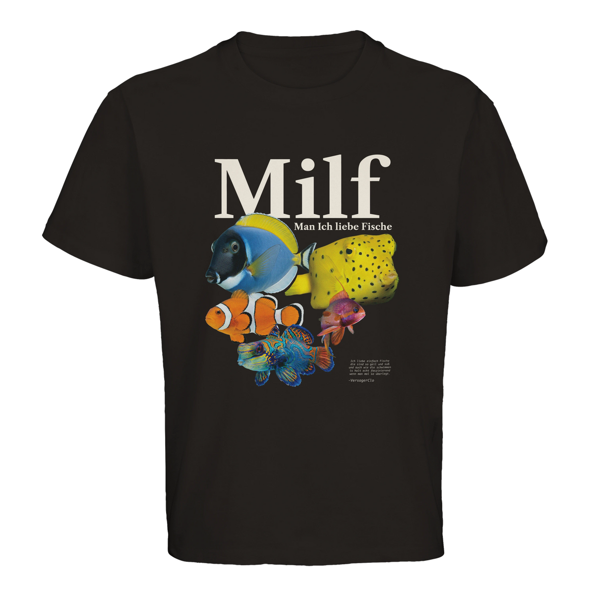 Milf, Man Ich liebe Fische Oversized T-Shirt