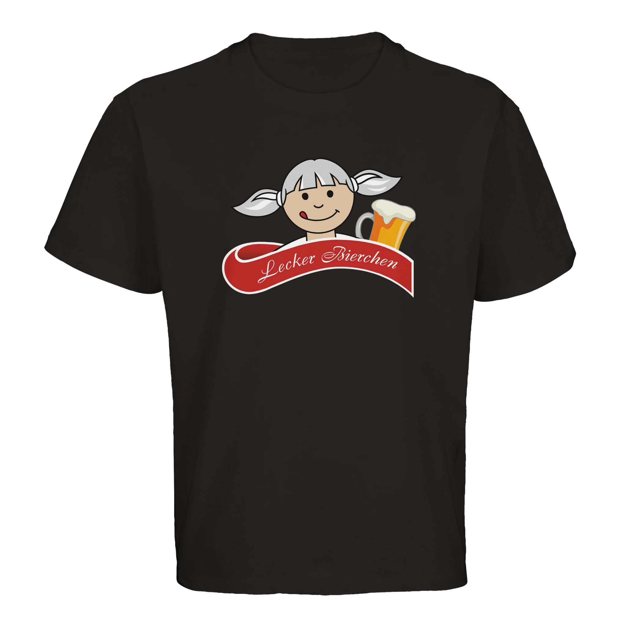 Lecker Bierchen Oversized T-Shirt in schwarz