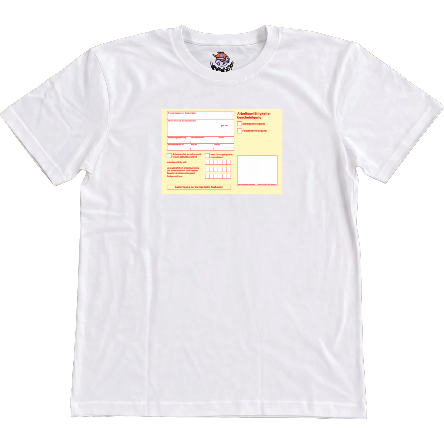 Gelber Schein T-Shirt