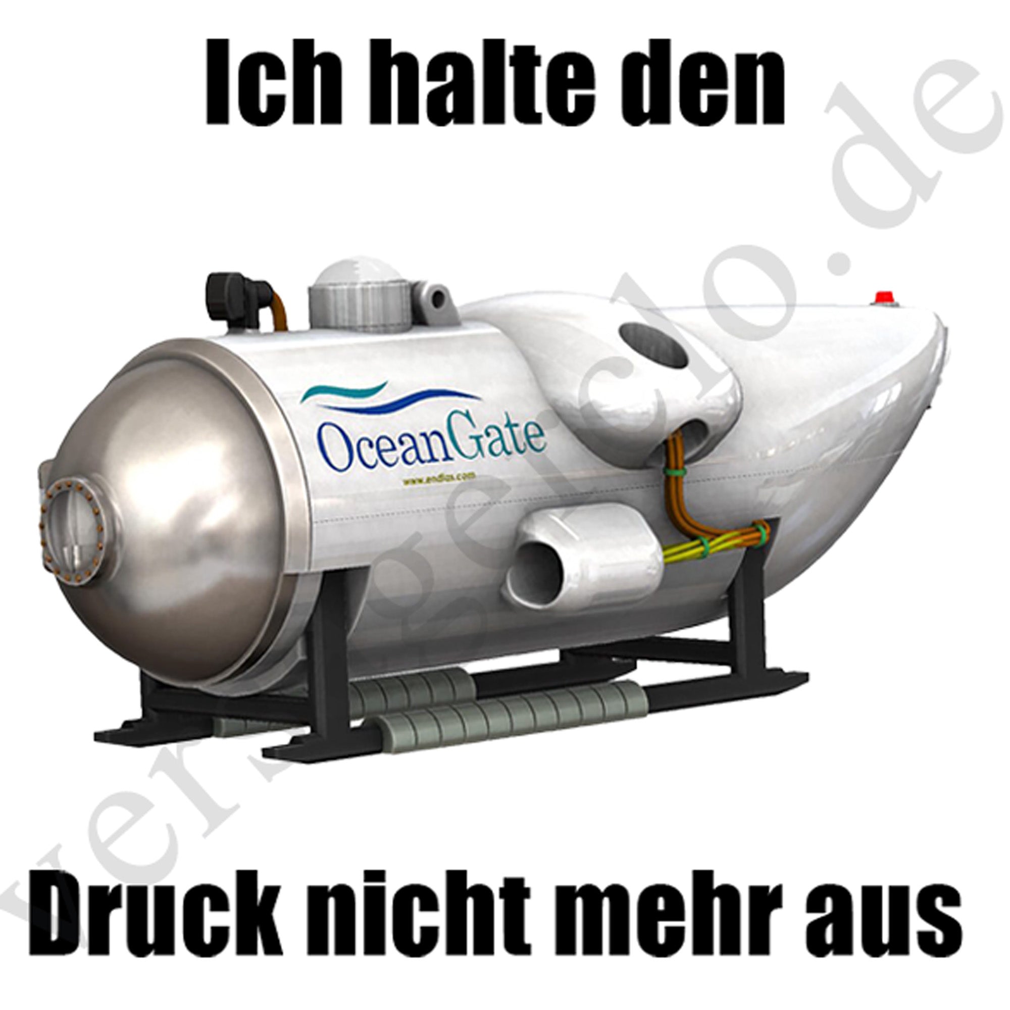 Ich halte den Druck nicht mehr aus Sticker