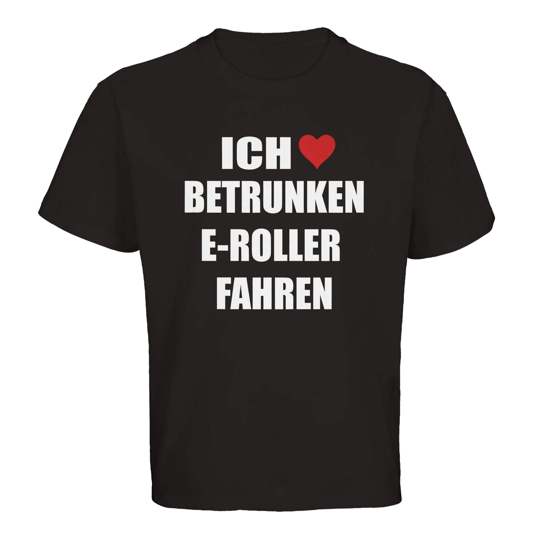 Ich liebe betrunken E-Roller fahren Meme Oversized T-Shirt in schwarz